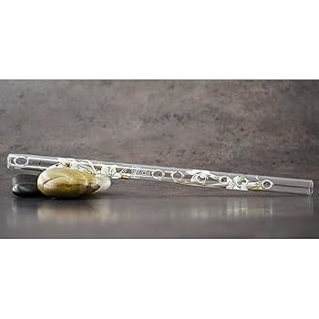 【中古】【39shop】HALL★CRYSTAL フルート Offset モデル G管 全長421mm FLUTE G LILY(非常に良い)｜アトリエ絵利奈