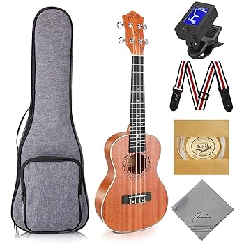 【中古】【39shop】コンサート・★ウクレレ Ranch Concert Ukulele 23 インチ・サイズ 天然ウッド製 Hawaii 初心者入門セット専門の ハワイ・ミニ・ギター 楽器なら(非常に良い)|アトリエ絵利奈
