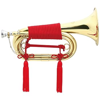 【中古】MAXTONE 信号ラッパ 3つ巻き ゴールドラッカー仕上げ 台湾製 TB-3L