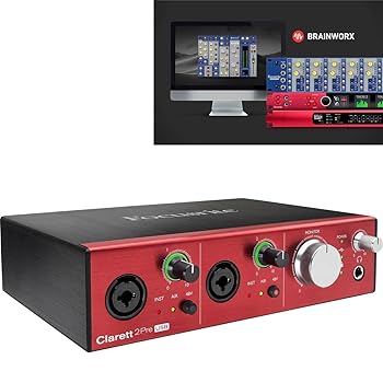 【中古】Focusrite フォーカスライト オーディオインターフェイス 10イン/4アウト CLARETT 2 Pre USB 国内正規品