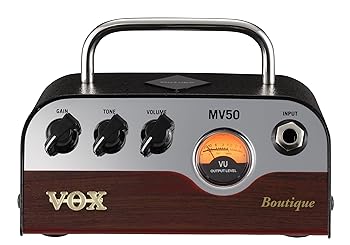 【中古】【39shop】VOX★Nutube搭載 ギター用 超小型 ヘッドアンプ MV50 Boutique 驚きの軽量設計 50Wの大出力 アナログ回路 自宅練習 スタジオ ステージに最適 持ち（良い）｜アトリエ絵利奈