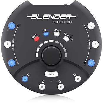【中古】【39shop】TC★HELICON 12X8 ステレオミキサー & オーディオインターフェイス BLENDER国内正規品(良い)|アトリエ絵利奈