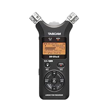 【中古】TASCAMタスカム DR-07MK II VER2 リニアPCMレコーダー ハンディレコーダー Youtube ASMR 音楽 野鳥 鉄道録音 24bit/96kHz ハイレゾ