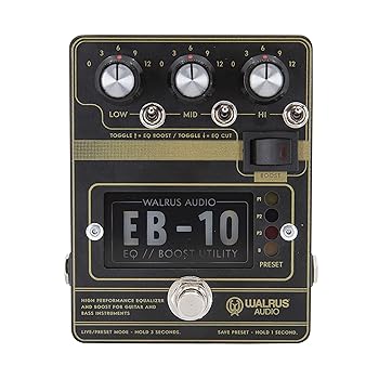 【中古】WALRUS AUDIO ウォルラスオーディオ PREAMP//EQ//BOOST WAL-EB10#B