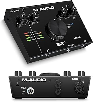 【中古】M-Audio USB USB-C オーディオインターフェース 2イン 2アウト 音楽制作ソフト付 再生 ハイレゾ音源 宅録 低ノイズ DTM Mac Win AIR 192|4