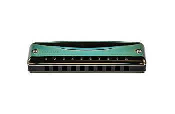 【中古】SUZUKI スズキ 10穴ハーモニカ OLIVE C-20 high-G調