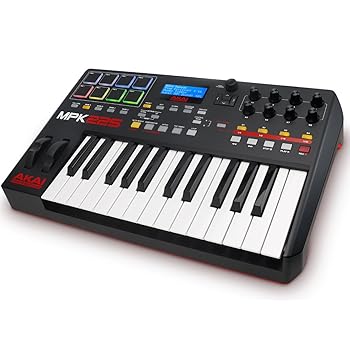 【中古】【39shop】AKAI★professional アカイ MIDIキーボード 25鍵 MPK225 AP-CON-022(良い)|アトリエ絵利奈