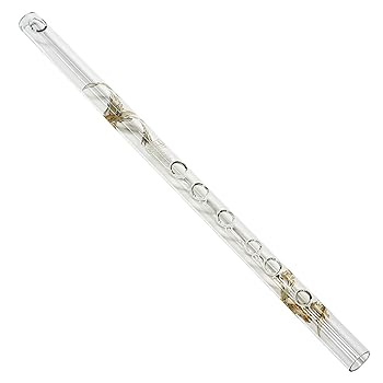 【中古】【39shop】HALL★CRYSTAL フルート G管 全長421mm FLUTE G DRAGON(非常に良い)｜アトリエ絵利奈