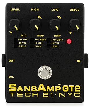 【中古】TECH21 SANSAMPギター用 チューブアンプ・シミュレーター GT2 国内正規品
