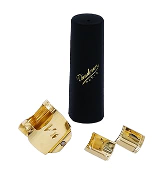 【中古】バンドーレン テナーサクソフォン V16メタル・マウスピース専用 リガチャー オプティマムOptimum プラスチックキャップ LC080P