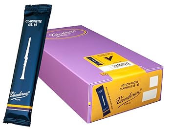 【中古】バンドーレン B♭クラリネットリード トラディショナル 硬さ:2-1/2 50枚入