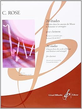 【中古】ローズ : 26の練習曲 クラリネット教則本 ビヨドー出版