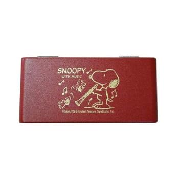 【中古】SNOOPY/スヌーピー　B♭クラリネット用 リードケース 10枚入タイプレッド