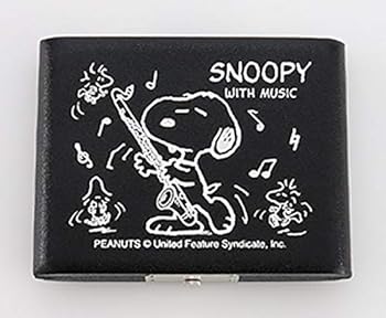 【中古】スヌーピー リードケース バスクラリネット5枚入 ブラック