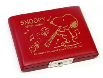 【中古】SNOOPY BAND COLLECTION スヌーピーリードケース B♭クラリネット5枚入レッド SCL-05R