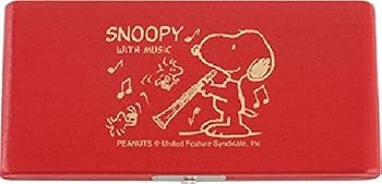 【中古】スヌーピー リードケース バスクラリネット5枚入 レッド