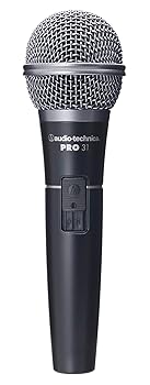 【中古】オーディオテクニカ PRO31 ダイナミックマイクロホン / 単一指向性/ON/OFFスイッチ搭載/ボーカル/スピーチ/マイククランパー/マイクポーチ/XLRマ