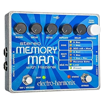 【中古】electro-harmonix エレクトロハーモニクス エフェクター デジタルディレイ Stereo Memory Man with Hazarai 国内正規品