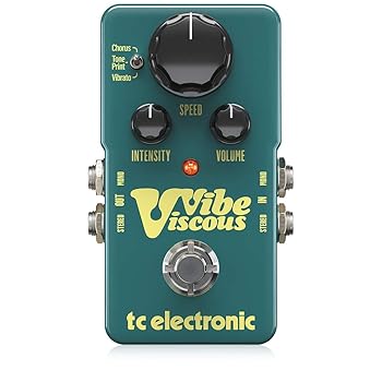 【中古】tc electronic デジタルUni-Vibeペダル TonePrint対応 様々なアルゴリズム LAMP機能 Uni-Vibeを再現 トゥルーバイパス バッファー内蔵 VISCOUS V