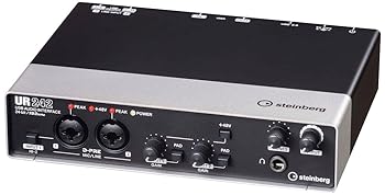 【中古】【39shop】スタインバーグ★Steinberg 4x2 USB2.0 オーディオインターフェース UR242 インターネット配信に便利な機能搭載 ヘッドホン端子 音楽制作アプリケ(非常に良い)|アトリエ絵利奈