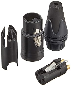 【中古】NEUTRIK ノイトリック オーディオコネクター 3ピン メス ブラック NC3FXX-B 5個入