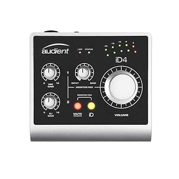 【中古】iD4 英国デザイン オーディオ・インターフェイス/高性能24-bit/96kHz AD/DA コンバーター搭載 2-in/2-out
