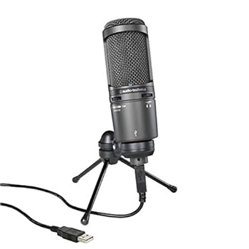 【中古】オーディオテクニカ AT2020USB+ USBマイク PC マイク コンデンサーマイク コンデンサーマイクロホン ストリーマー コンテンツクリエーター ゲー