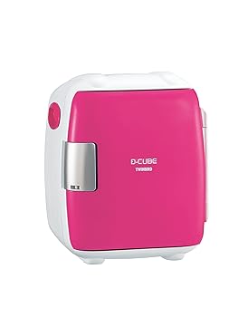 【中古】TWINBIRD 2電源式コンパクト電子保冷保温ボックス D-CUBE S ピンク HR-DB06P