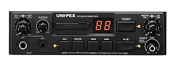 【中古】【39shop】UNI-PEX★ユニペックス 車載アンプ12V用20W / SDレコーダー付 NDS-202A(非常に良い)|アトリエ絵利奈