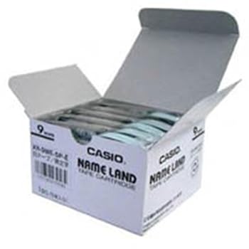 【中古】【39shop】カシオ計算機CASIO★ラベルテープ XR-9WE 白に黒文字 9mm 20個(非常に良い)｜アトリエ絵利奈