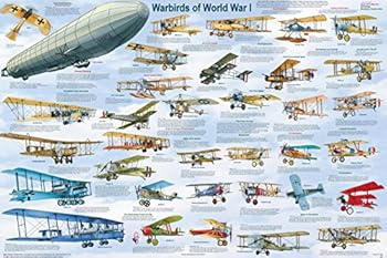 【中古】Warbirds第一次現実戦争状態の仕立て上げるMilitary Airplanes早見表張り出し24 x 36 24x36 Print XXX-B251F-P