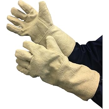 【中古】TRUSCOトラスコ 生体溶解性セラミック耐熱手袋 5本指タイプ TCAT5-A