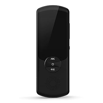 【中古】iFlytek Easy Trans 2.0携帯型衣嚢音吐陰電子語書き換える 黒いこと。2.0 - 世界的eSIM内蔵 2年次4Gメール交換付 - 59言葉づかい双方向音吐書き換える＋11言葉づかい