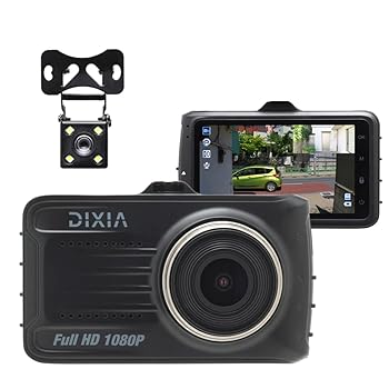 【中古】ドライブレコーダー ドラレコ 小型 前後 カメラ 200万画素 フルHD Gセンサー 衝撃感知 駐車監視 常時録画 液晶モニター 取付簡単