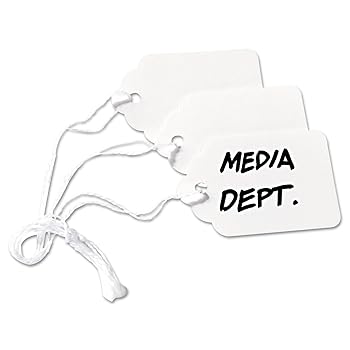 【中古】White Marking Tags, Paper, 2 5/32 x 1 7/16, White, 1,000/Box 並行輸入品