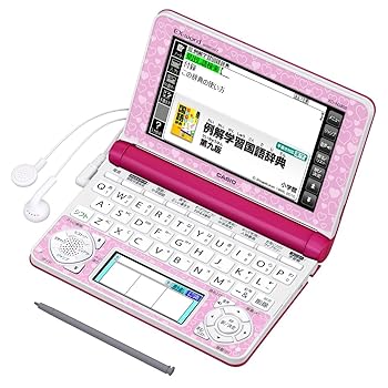 【中古】カシオ 陰電子字引き エクスワード 小学生模範例 XD-N2800VP ビビッドピンク