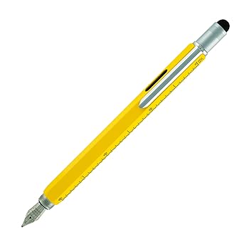 【中古】【39shop】モンテベルデMONTEVERDE★ワンタッチ・スタイラス・ツールペン イエロー 万年筆 1919371（良い）｜アトリエ絵利奈