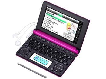 【中古】【39shop】CASIO★Ex-word 電子辞書 一般・総合モデル家庭・実用向け ビビッドピンク 100コンテンツ・1000文学作品・クラシック1000フレーズ収録 ツインカラ(良い)|アトリエ絵利奈