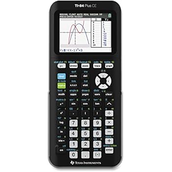 【中古】Texas Instruments TI-84 Plus CE グラフ記録計算器 黒いこと 並行輸入品