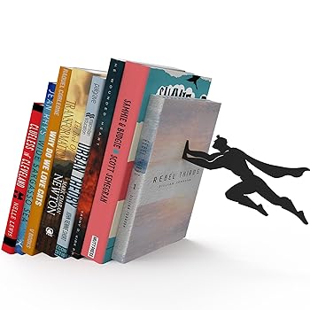 【中古】BOOK & HERO ブック&ヒーロー☆斜めのブックエンドに立てた本をスーパーヒーローがパワフルに支えてくれる