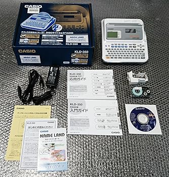 【中古】カシオ 下げ札ともし火 名まえ地びた ハイスペックモデル KLD-350 DISCかた書き相応う