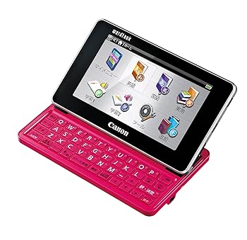 【中古】Canon 電子辞書 wordtank Z410PK 学生向け英語強化モデル 全面タッチパネル液晶