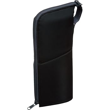 【中古】コクヨ ペンケース 筆箱 ペン立て ネオクリッツ ラージサイズ ブラック×ダークグレー F-VBF181-1 本体サイズ:h205xw90xd55mm/材質/表材・内装: