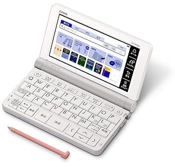 【中古】【39shop】2019年モデル★カシオ CASIO 電子辞書 エクスワード 英語モデル XD-SR9800WE 190コンテンツ ホワイト(非常に良い)|アトリエ絵利奈
