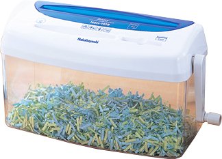 【中古】【39shop】ナカバヤシ★NSH-101B シュレッダー 手動式(非常に良い)|アトリエ絵利奈