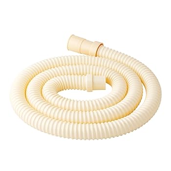 【中古】レックLEC 洗濯機 排水 延長ホース ホワイト 2m W-343