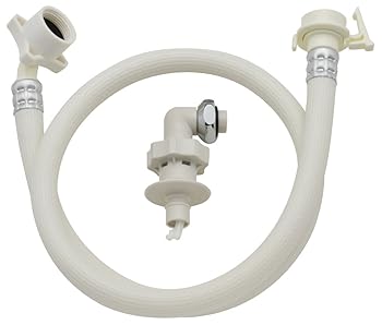 【中古】ガオナ ホリダー・シモン 自動洗濯機用 給水ホース 0.8m ワンタッチ給水ジョイントセット 水漏れ防止 安心ストッパーつき 取付ネジ2サイズ兼用
