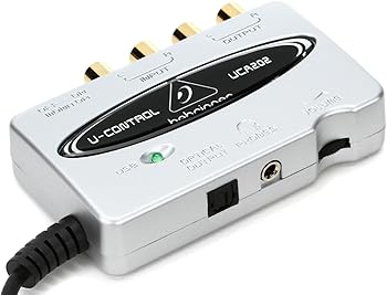 【中古】Behringerベリンガー 2入力2出力 デジタル出力搭載USBオーディオインターフェース ホワイト UCA202 U-CONTROL