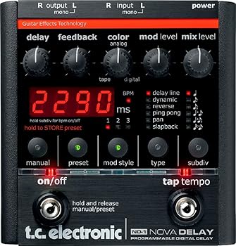 【中古】【39shop】tc★electronic プログラマブル ディレイ ND-1 NOVA DELAY(非常に良い)｜アトリエ絵利奈
