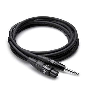 【中古】Hosa HMIC-025HZ 7.6m XLRメス-モノラルフォン マイクケーブル